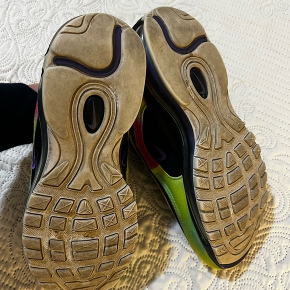 Nike Air Max 97 Tie Dye Black Multi-Color CK0841-001 Sneakers Mens Size 7 - Picture 5 of 13